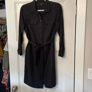 Black belted shirt dress Banana Republic Good used condition 10P